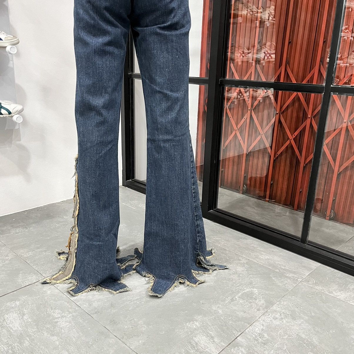 Japanese Brand Japanese Brand Laced Up Flared Pants Size US 35 - 13 Thumbnail