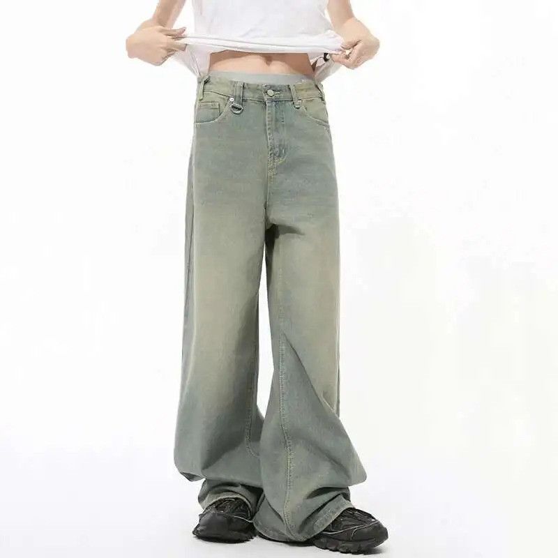 Denime × Jean Casual Loose Bottom Denim Size US 32 / EU 48 - 2 Thumbnail