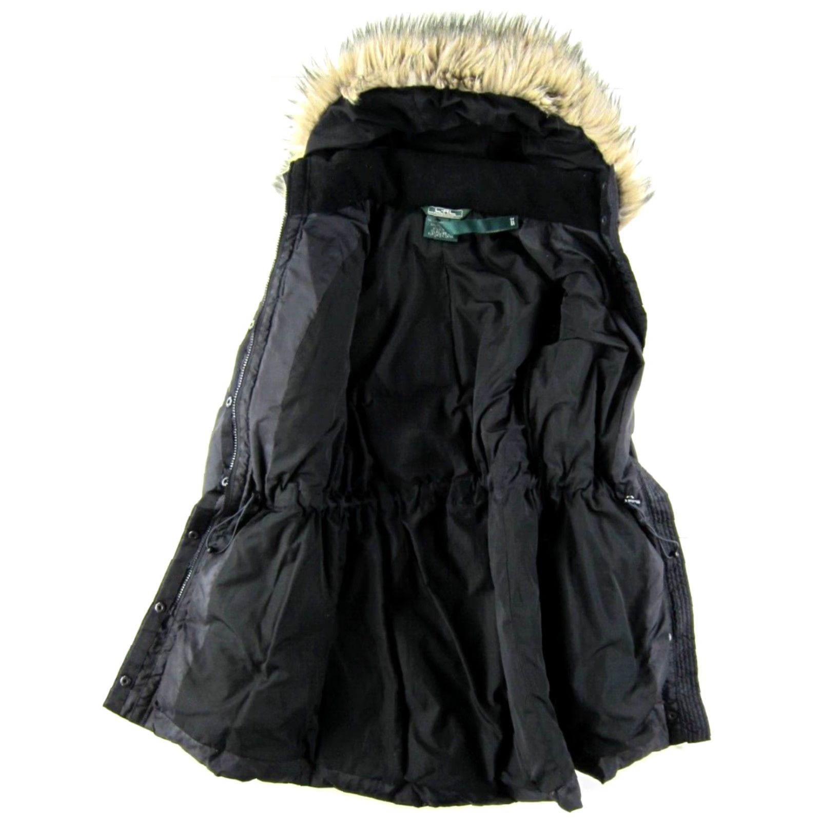 Ralph Lauren Ralph Lauren Puffer Jacket Women Black Faux Fur Hood Down Feather Warm Cozy PS Size S / US 4 / IT 40 - 8 Thumbnail