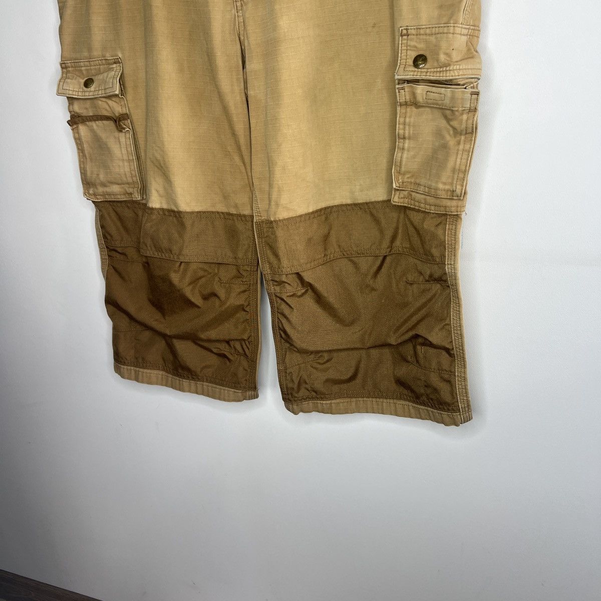 Carhartt Carhartt Workwear Faded Distressed Double Knee Shorts 90s Size US 38 / EU 54 - 4 Thumbnail