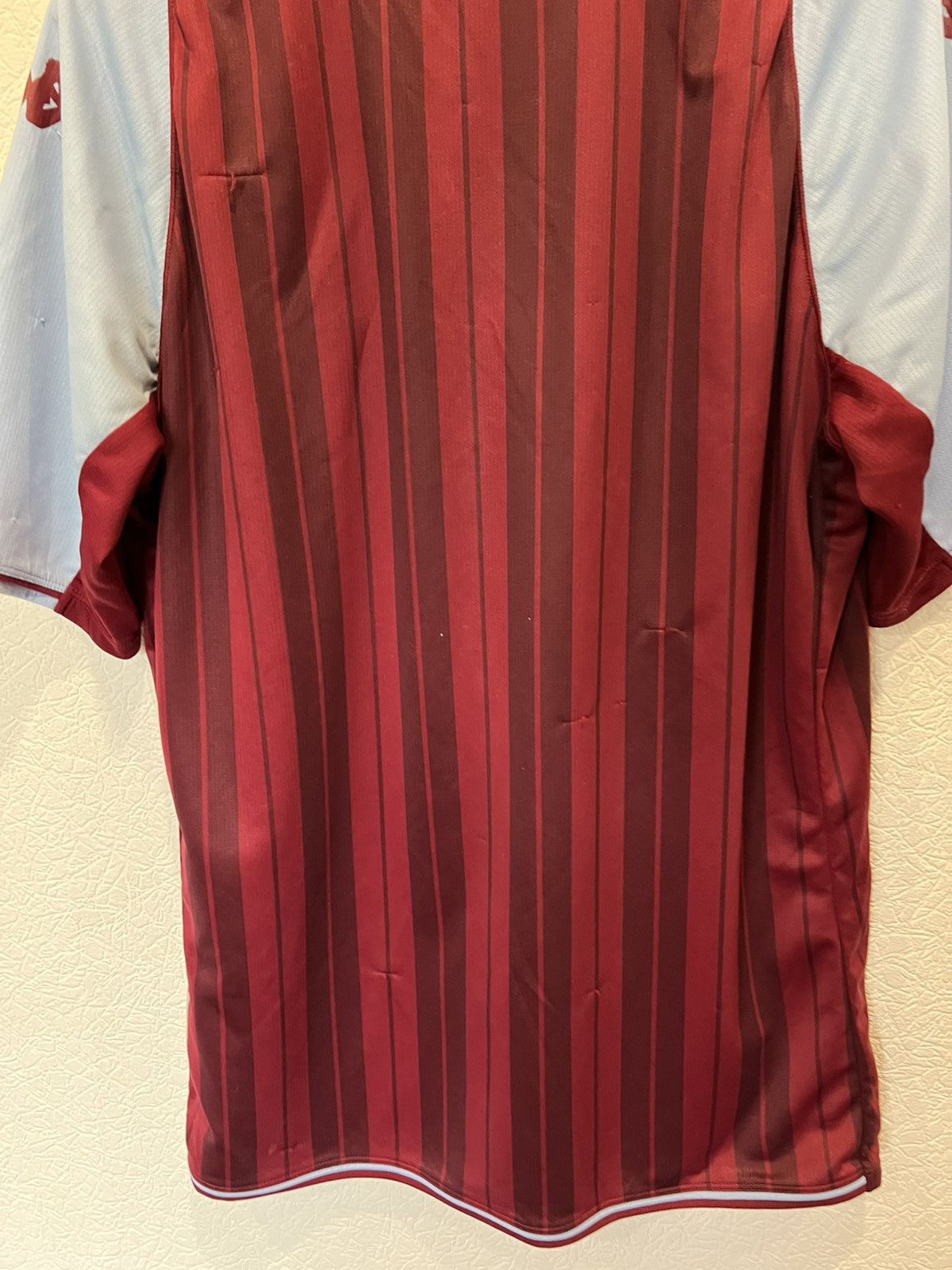 Kappa Kappa Aston Villa 2021/2022 Home Kit Soccer Jersey Football Size US L / EU 52-54 / 3 - 9 Thumbnail