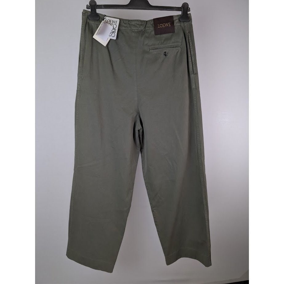 Loewe o1rshd1 Belted Trousers in Khaki Size US 32 / EU 48 - 11 Thumbnail