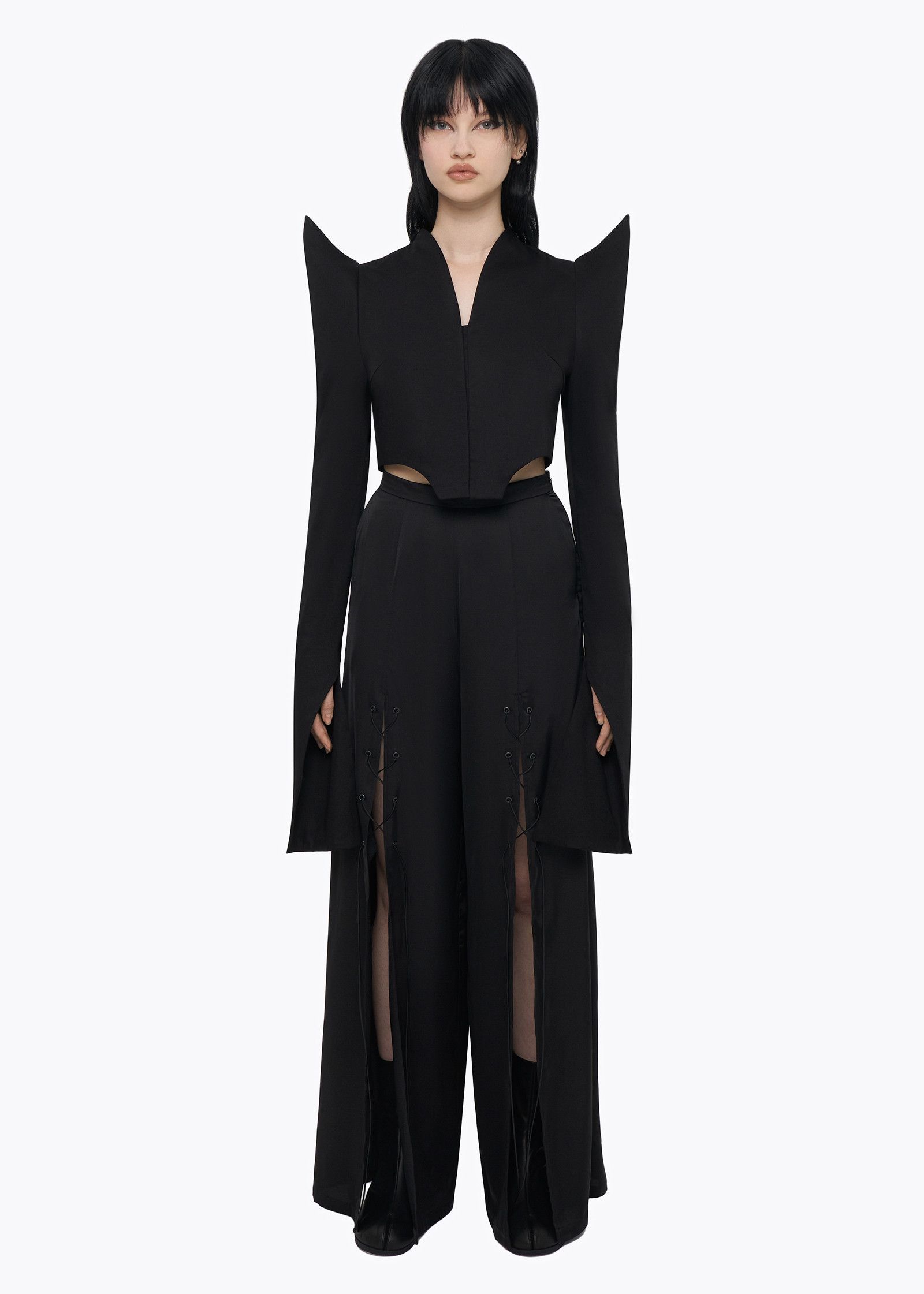 Bat Norton JACKET WITH ACCENT SHOULDERS NIGHTOUT. BLACK Size XS / US 0-2 / IT 36-38 - 2 Thumbnail