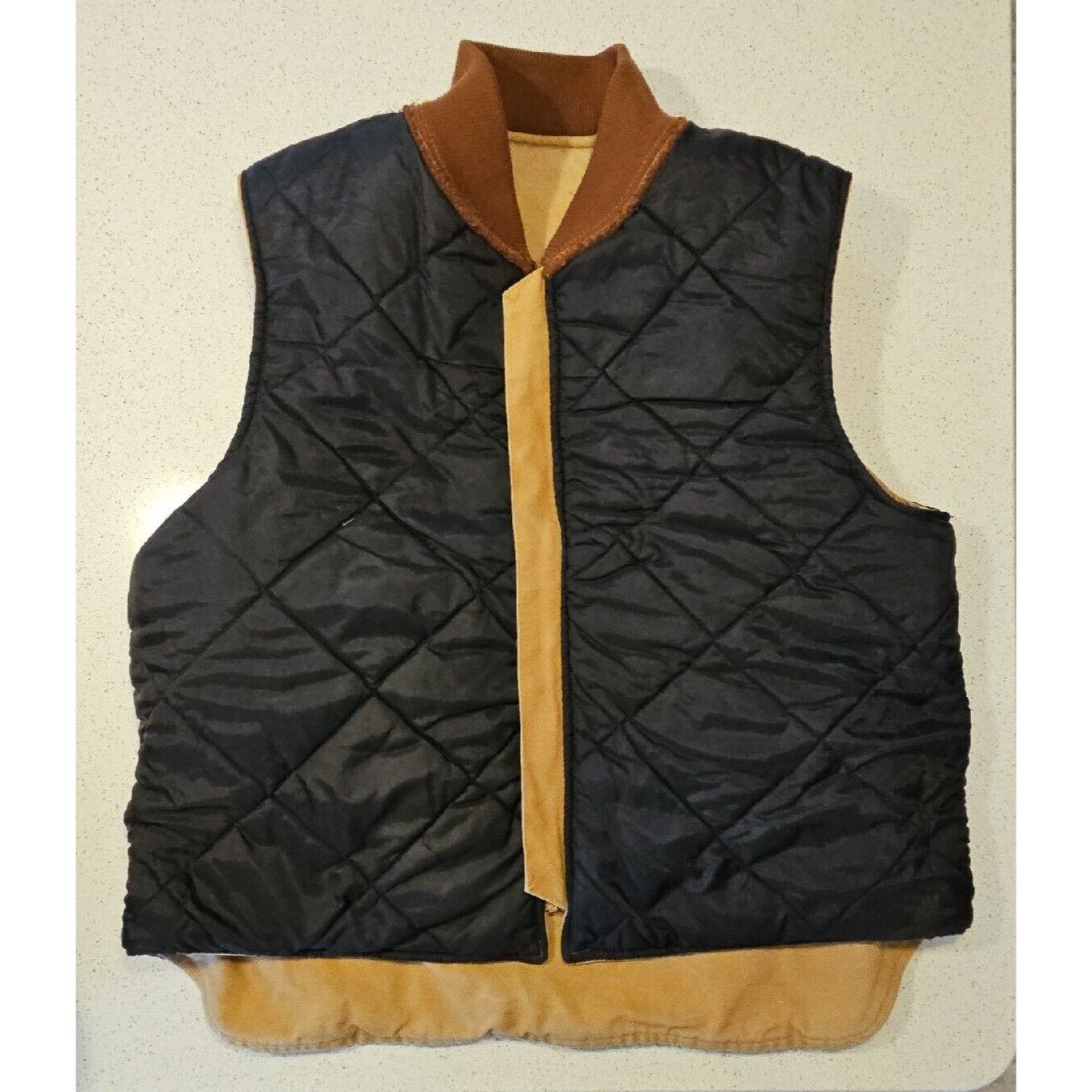 Carhartt Vtg Carhartt Quilted Vest Mens XL Brown Canvas Arctic Insula Size US XL / EU 56 / 4 - 10 Thumbnail