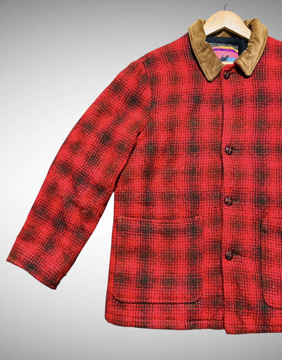 Carhartt Vintage Santa Fe Trail Wool Plaid Jacket Size US L / EU 52-54 / 3 - 4 Thumbnail