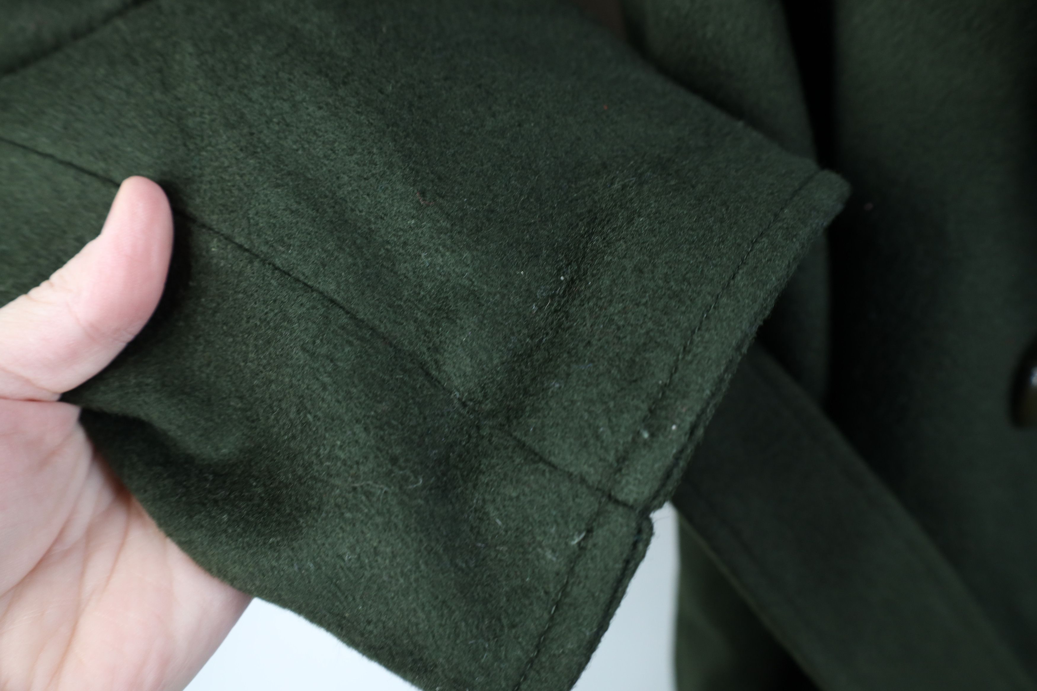 Vintage Vintage 90s Streetwear Belted Trench Coat Jacket Green USA Size XXL / US 16-18 / IT 52-54 - 8 Thumbnail