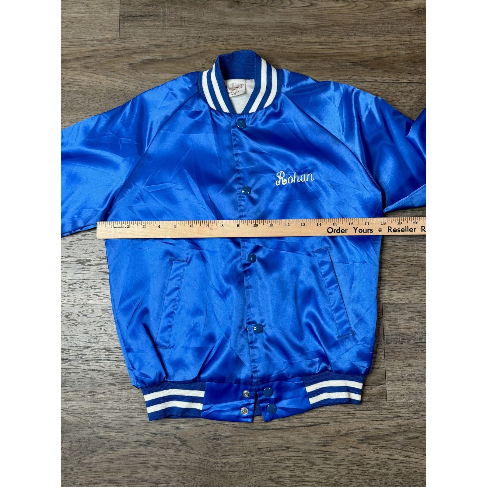 Auburn Sportswear Vintage Auburn Sportswear Youth Satin Jacket Little League Size US XXS / EU 40 - 4 Thumbnail