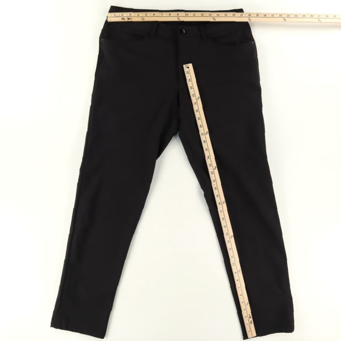 Lululemon Lululemon ABC Classic Warpstream Polyester Woven Chino Pants Black Men's 34 Size US 34 / EU 50 - 3 Thumbnail