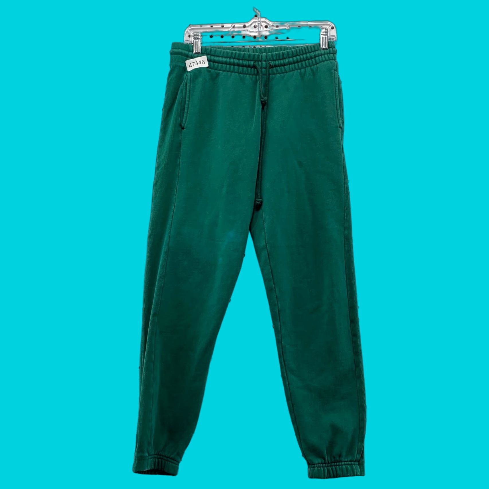 TNA Tna Sweatpants Womens Small Green Relaxed Fit Drawstring Fleece Sweatpants Green Small Womens Tna Sweatpants Size 28" / US 6 / IT 42 - 1 Thumbnail