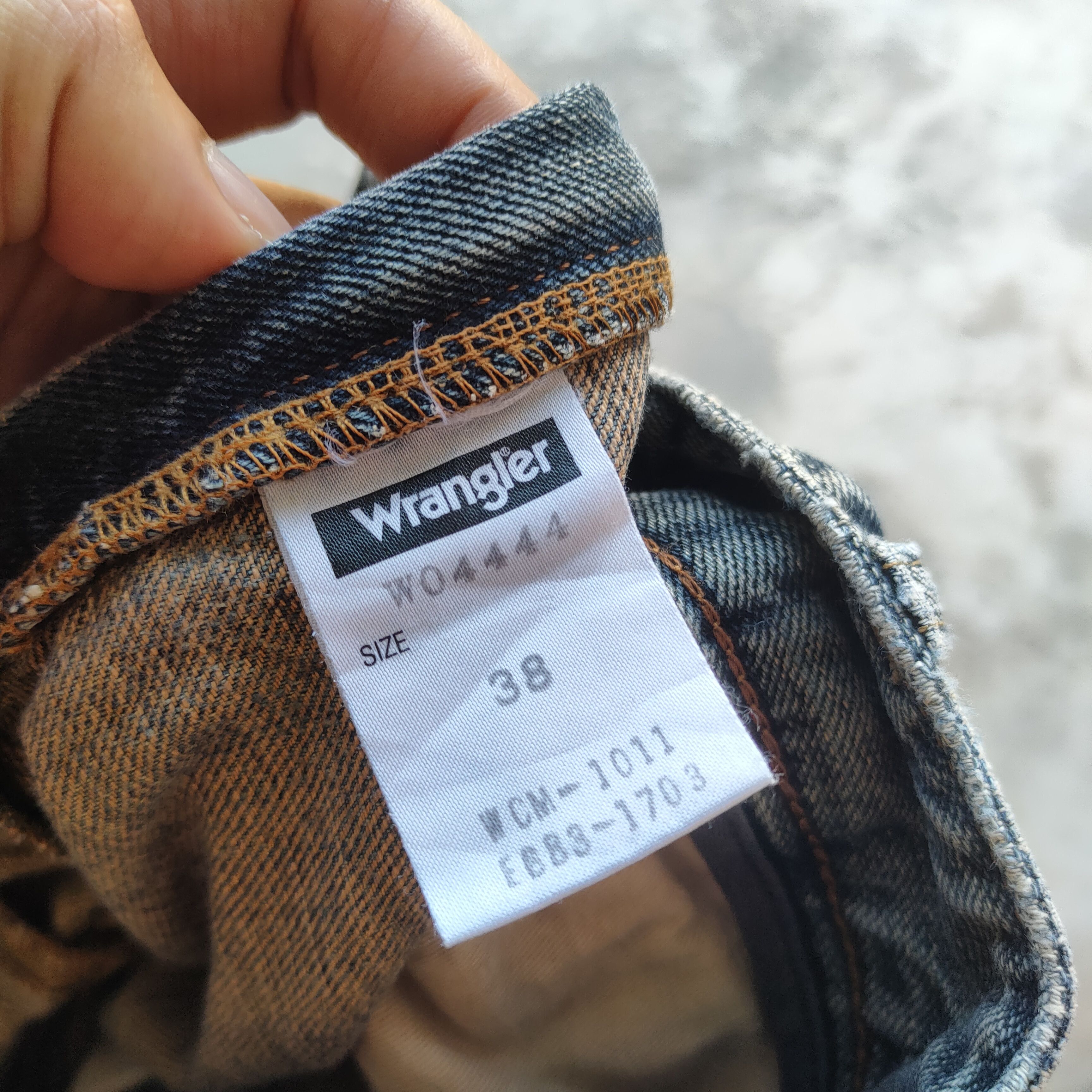 Jean × Vintage × Wrangler W38 VINTAGE WRANGLER FADED DISTRESSED JEANS PANTS Size US 38 / EU 54 - 12 Thumbnail