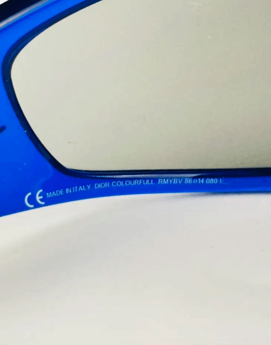 Dior Christian Dior Sunglasses Colourfull POP Shield Mask Vintage Size ONE SIZE - 6 Thumbnail