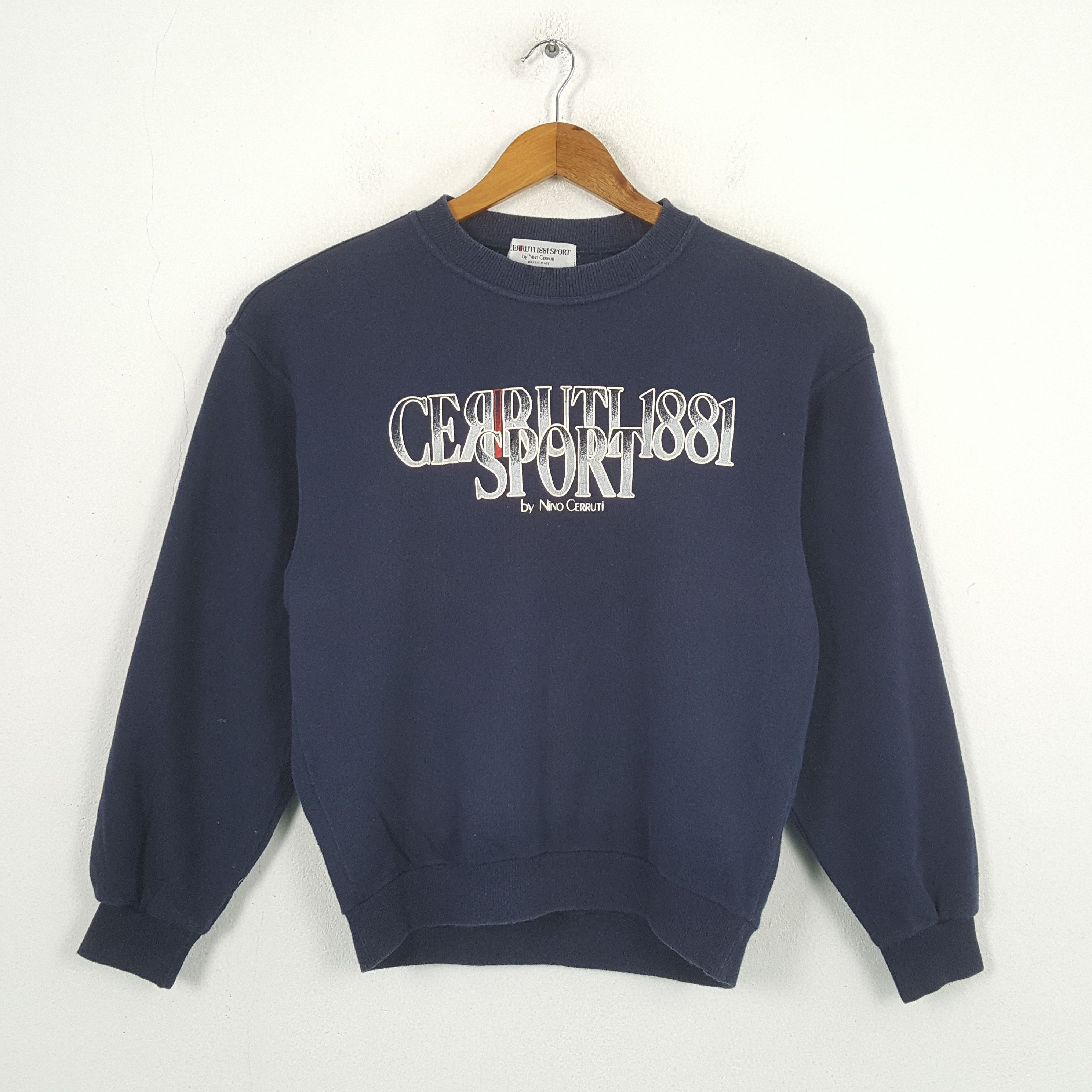 Cerruti 1881 × Vintage Vintage CERRUTI 1881 Sport Italian Brand Sweatshirt C290N6 Size US M / EU 48-50 / 2 - 1 Thumbnail