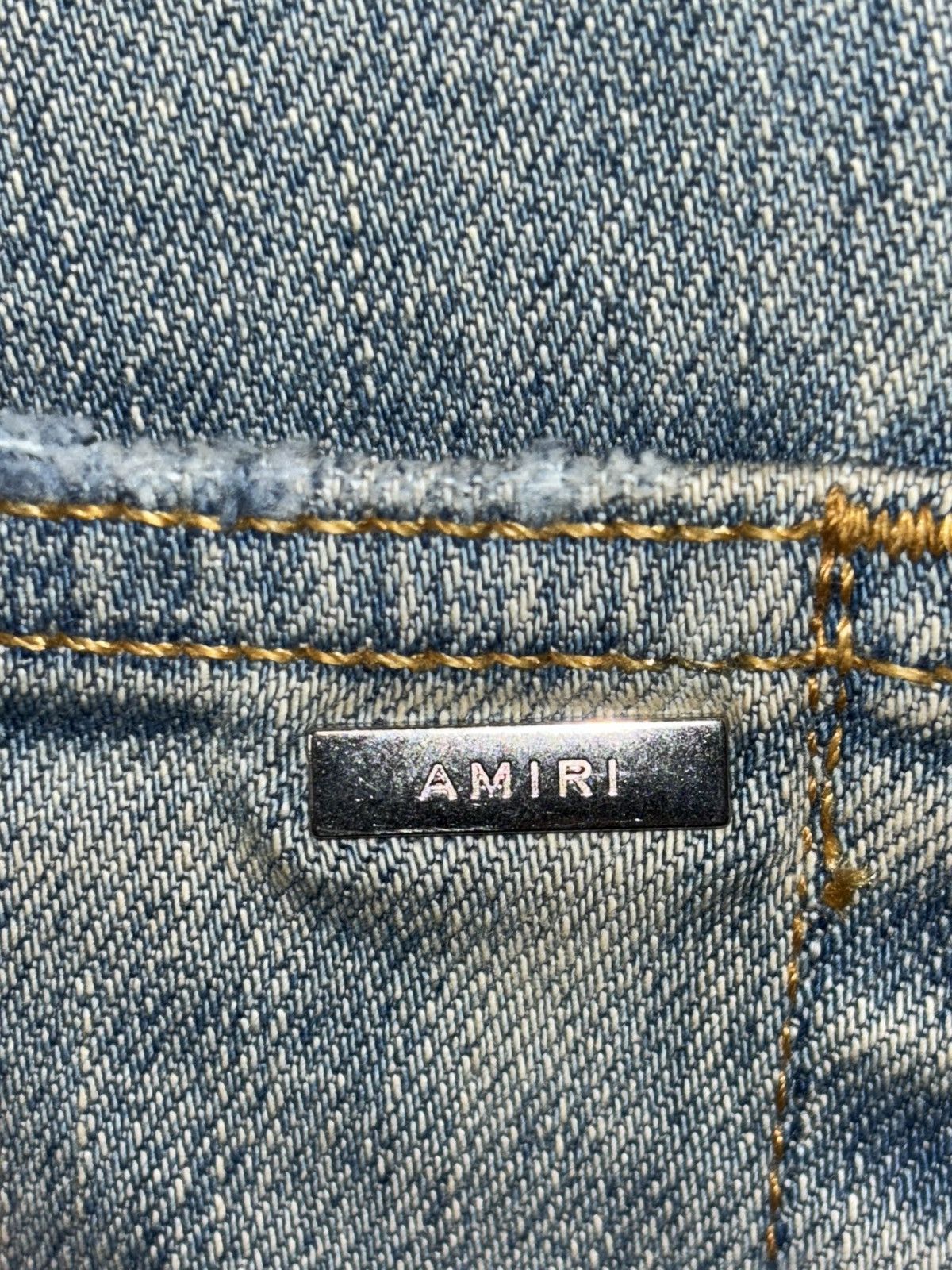 Amiri Amiri X Chemist Collaboration Slim Fit Leather Stars Patch Size US 34 / EU 50 - 13 Thumbnail