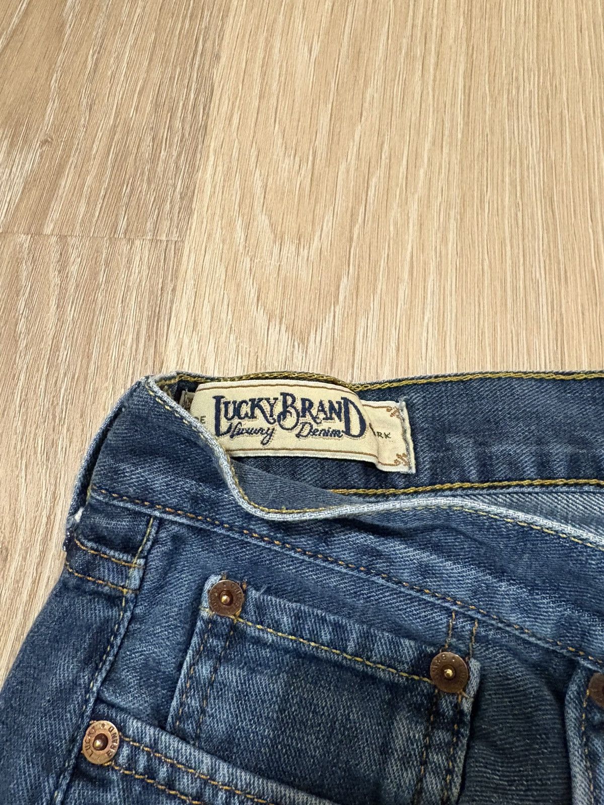 Lucky Brand Vintage Lucky Brand Jeans – Made in USA – Dark Wash Size US 33 - 4 Thumbnail