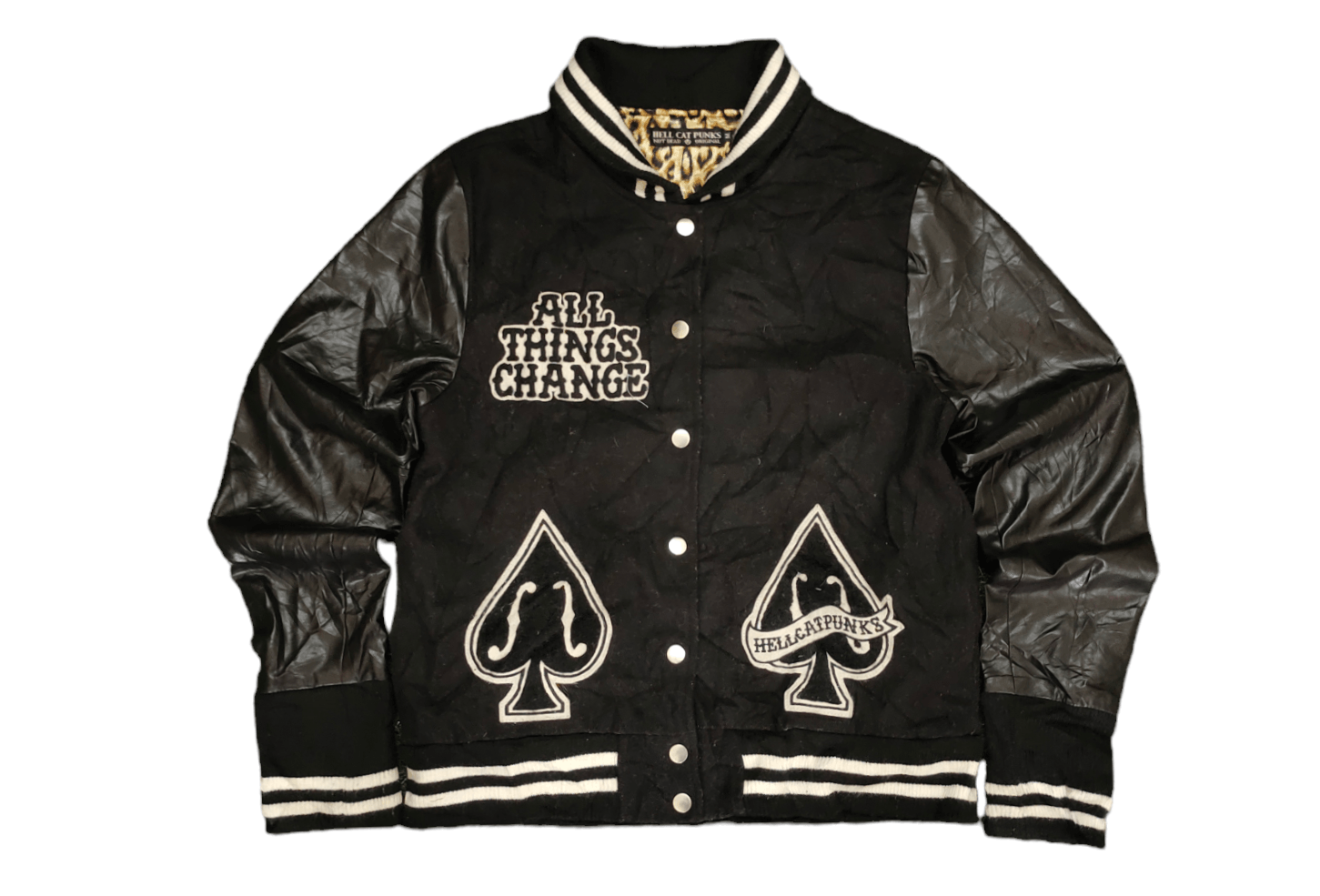 Seditionaries Hell Cat Punk Leopard Cross Studded Seditionaries Jacket Size US M / EU 48-50 / 2 - 3 Thumbnail