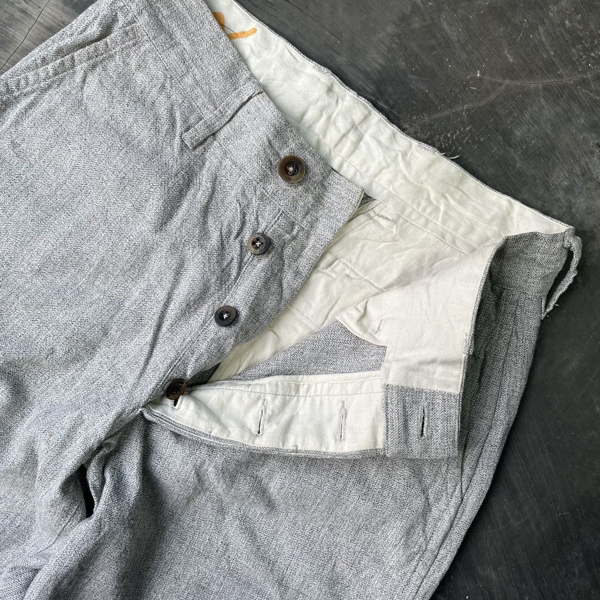 45rpm × If Six Was Nine × Japanese Brand 45rpm studio canvas lace down pants Size 29" - 5 Thumbnail