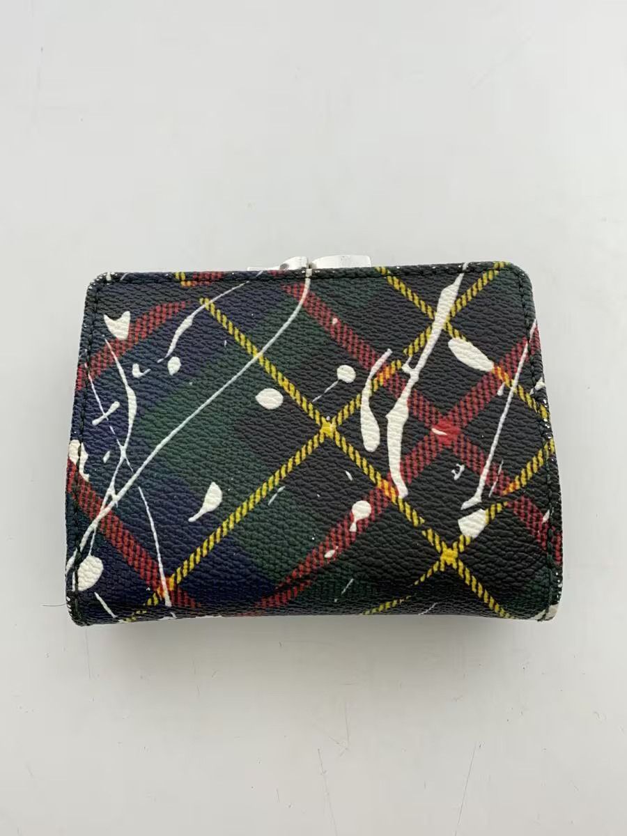 Vivienne Westwood Paint Plaid Orb Leather Wallet Size ONE SIZE - 2 Thumbnail