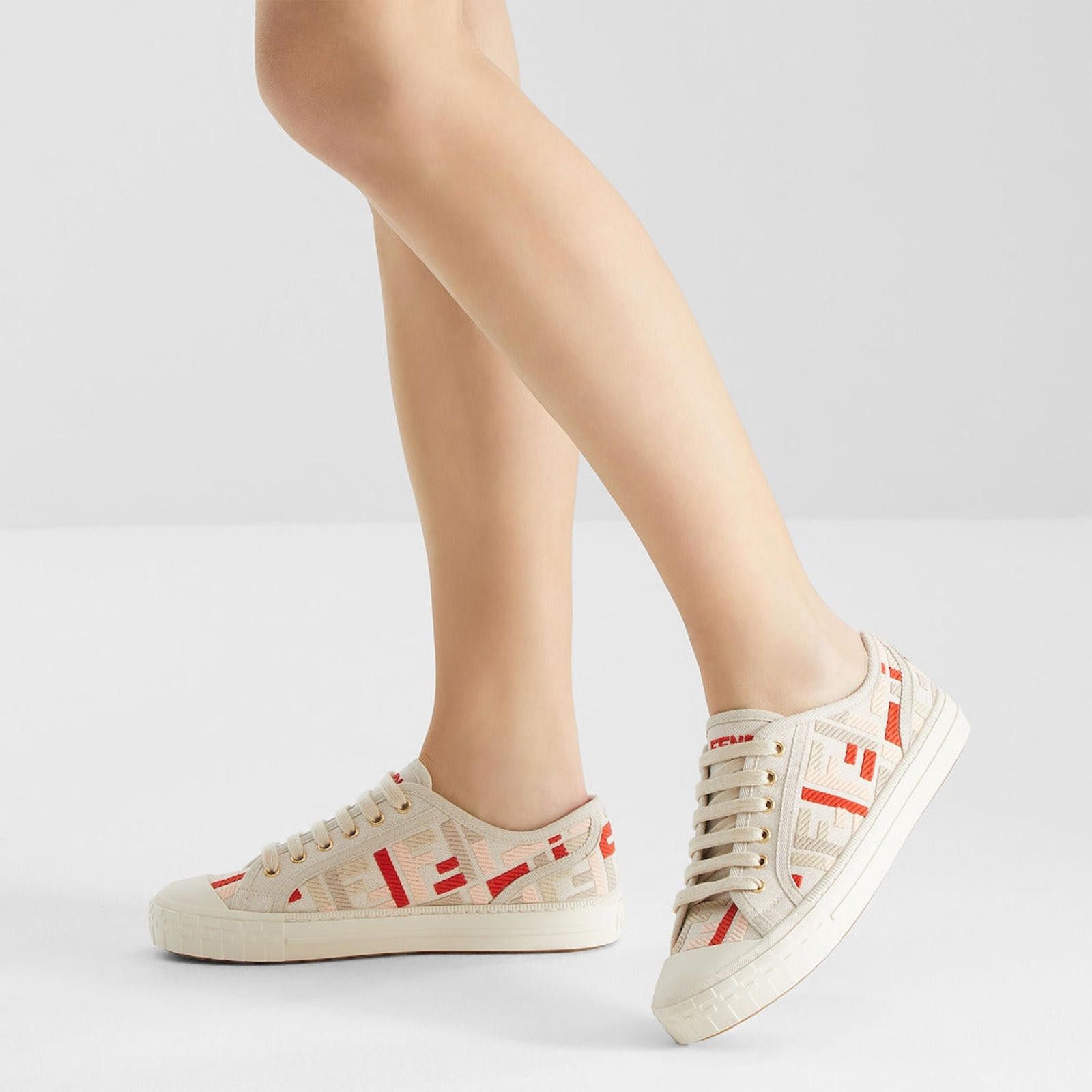 Fendi Fendi Domino FF Sneakers Size US 7.5 / IT 37.5 - 4 Thumbnail