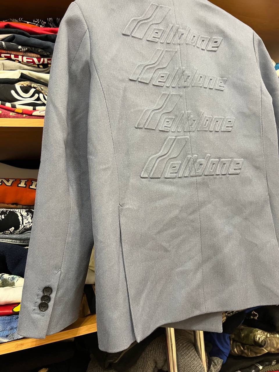 WE11DONE We11done Double Breasted Sky Blue South Korean Brand blazer Size 38L - 6 Thumbnail