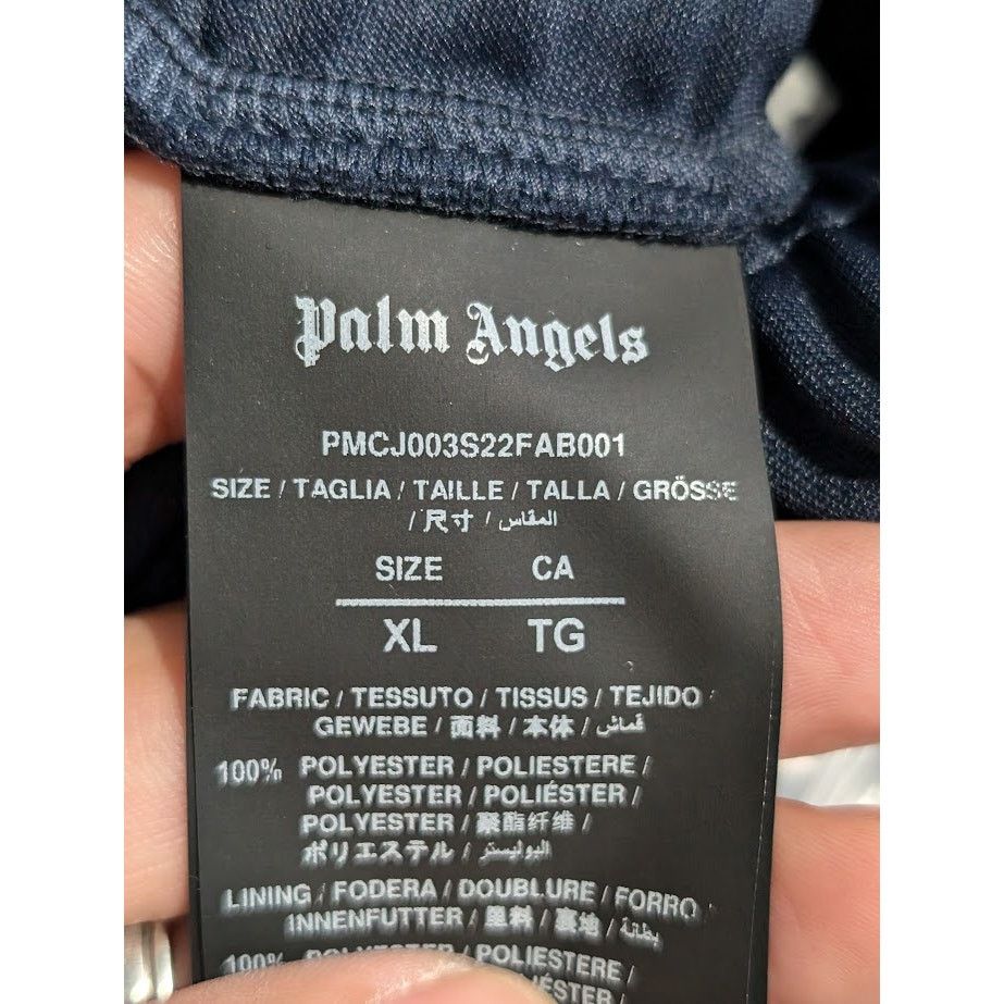 Palm Angels o1rshd1 Q: 2 / V Colarblock Track Pant in Navy Blue White Size US 36 / EU 52 - 19 Thumbnail