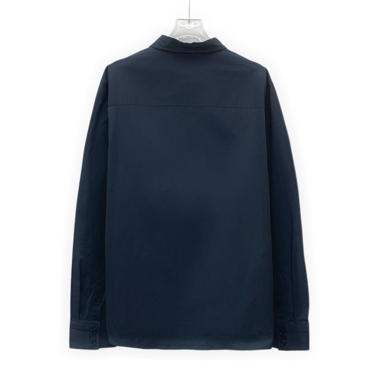 Bottega Veneta Bottega Veneta Dark Navy Cotton Long Sleeve Shirt K26WX Size US XXS / EU 40 - 2 Thumbnail