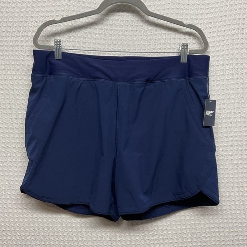 Lands' End NWT Lands' End UPF50 Quick Dry Swim Cover-Up Shorts Women 16 Size US 32 / EU 48 - 1 Thumbnail
