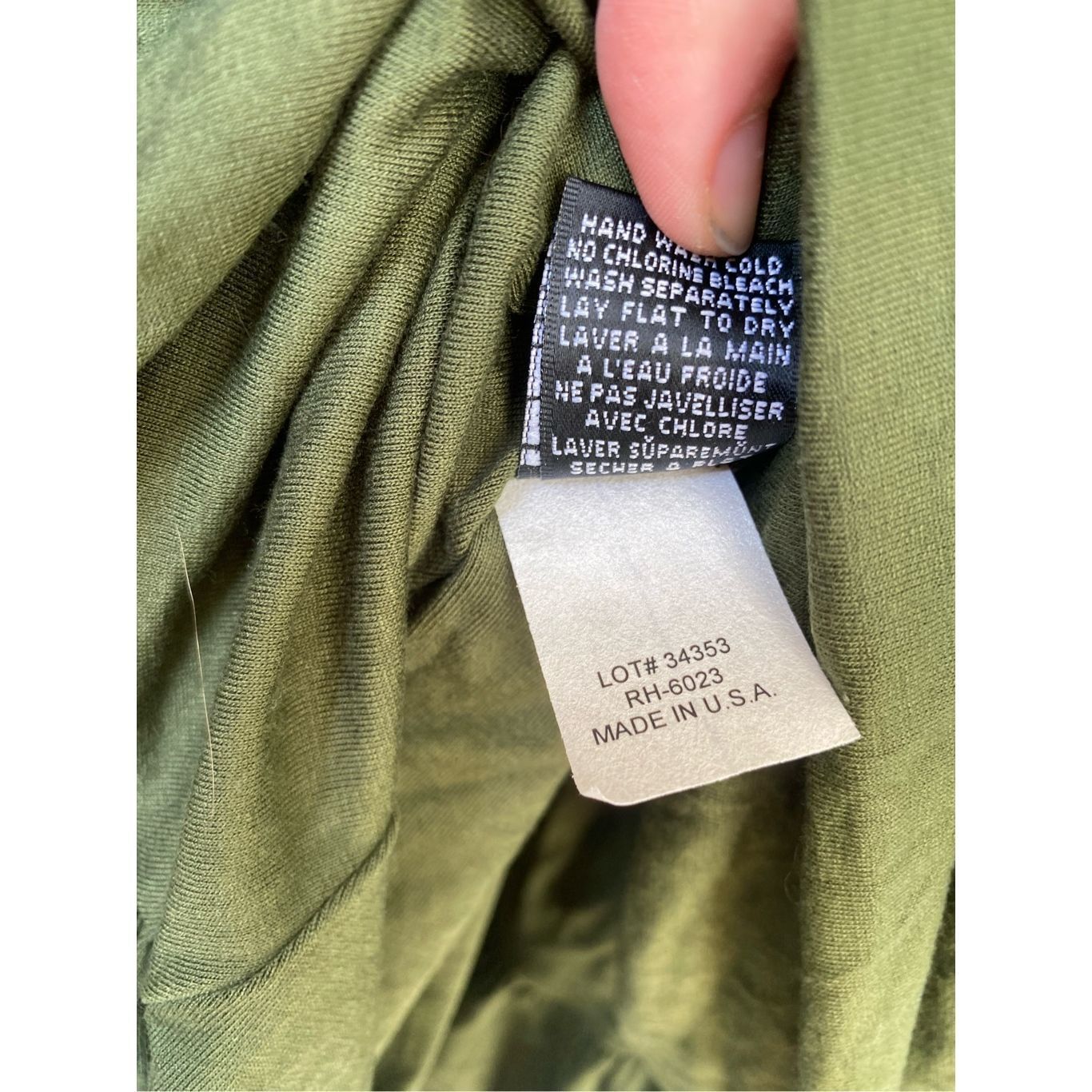 Shine Original Shine New York Green Knee-Length Jersey Feel Skirt, Size Med Size 30" / US 8 / IT 44 - 3 Thumbnail