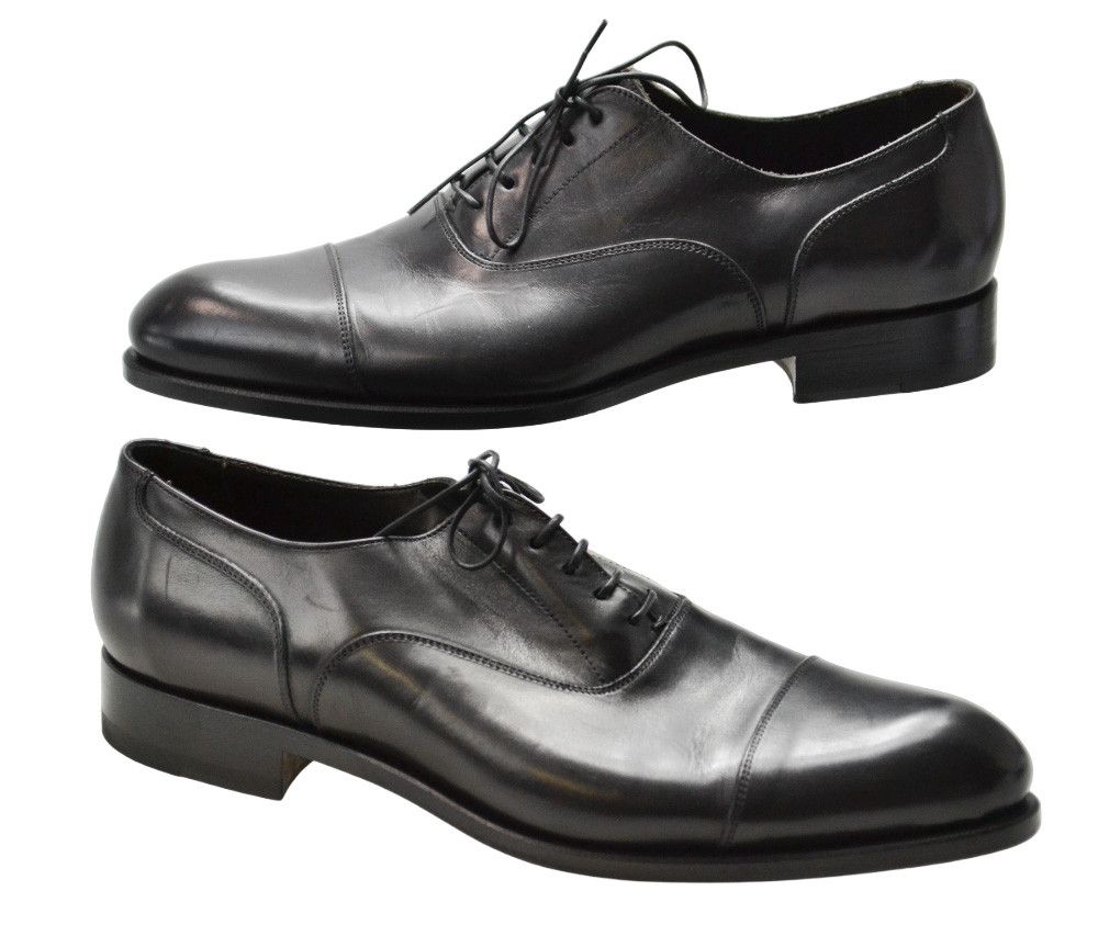 image of Suitsupply Formal Shoes Men's Eu 42 / Uk 8 Almond Toe in Black (Size 9)