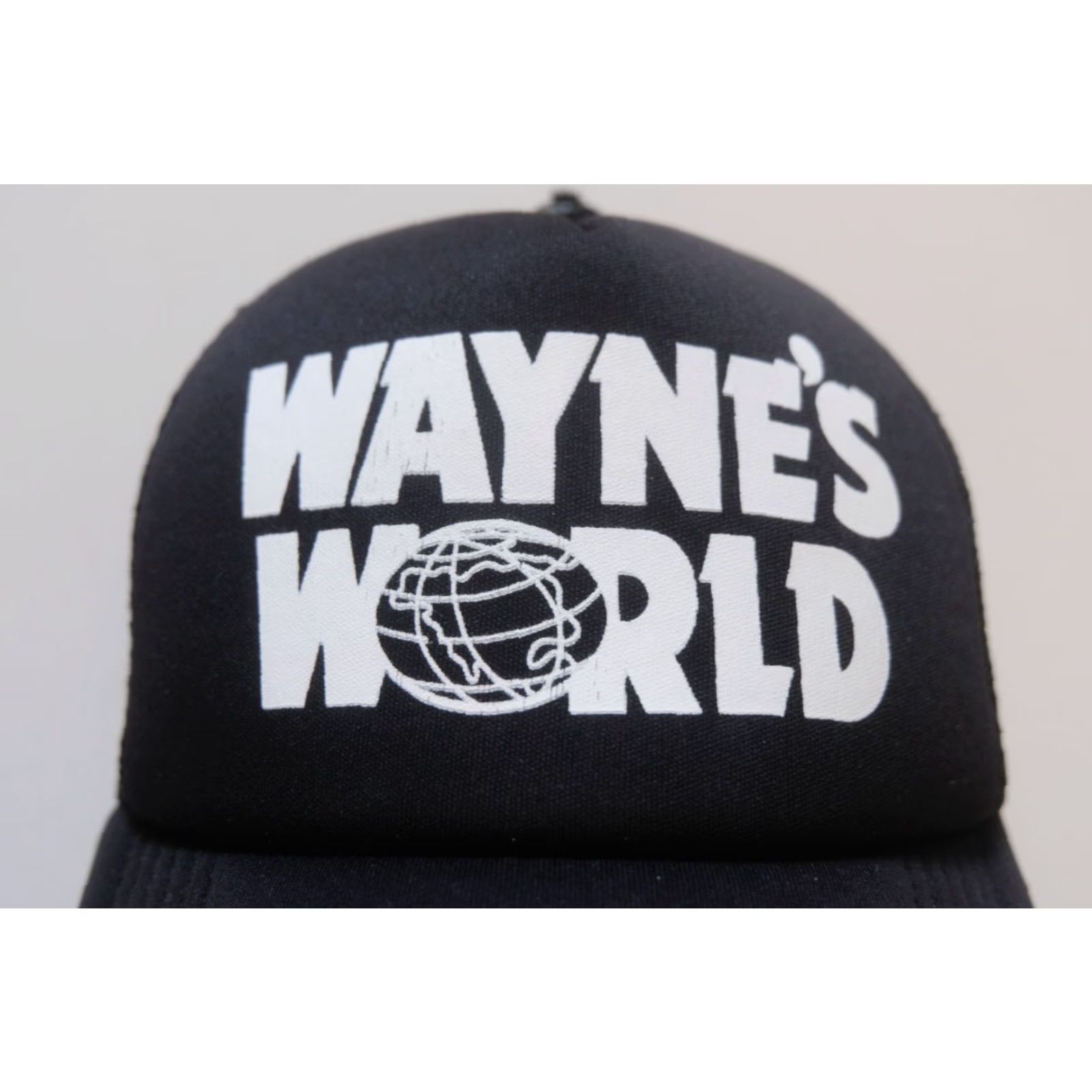 Vintage VINTAGE Wayne's World VTG 90s RETRO MOVIE PROMO BLACK HAT CAP SNAPBACK TRUCKER ONE SIZE Men Adjustable Hat Size ONE SIZE - 5 Thumbnail