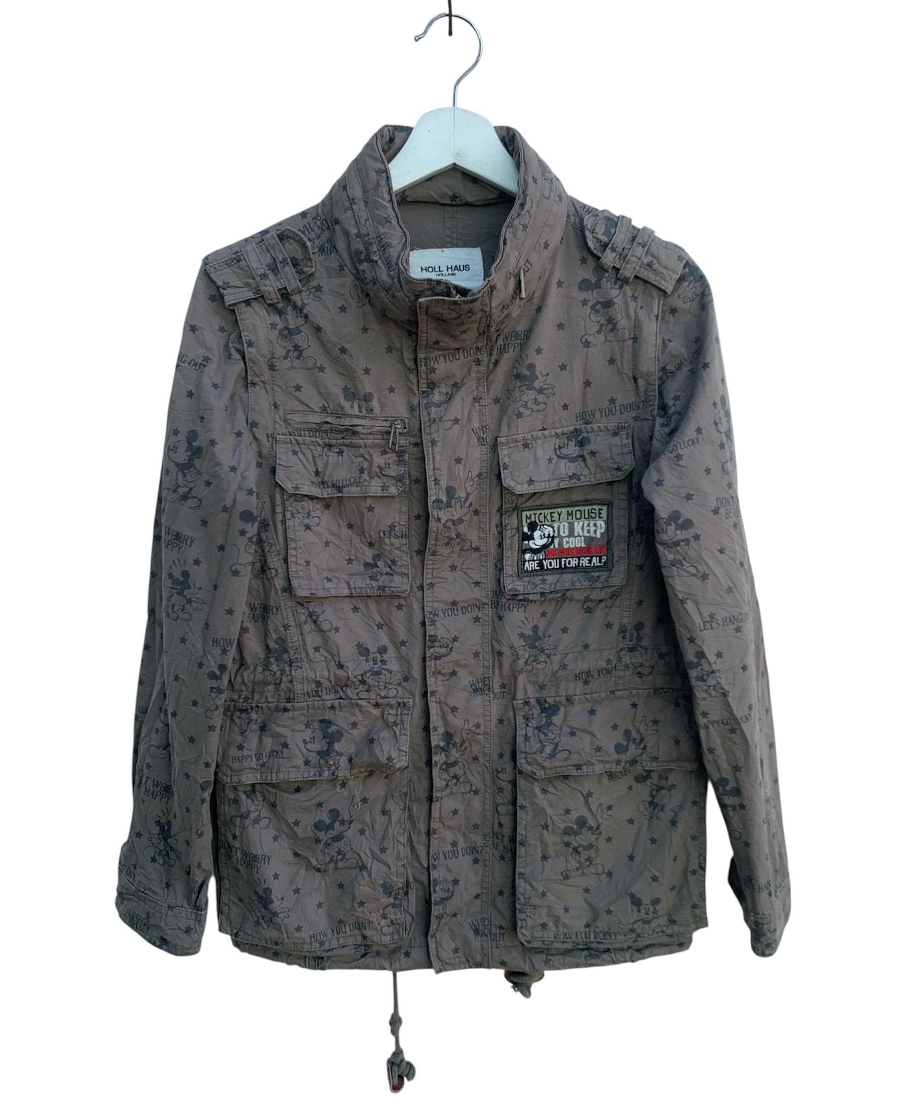 Mickey Mouse Holl Haus Holland X Disney Mickey Army Style Jacket Size US S / EU 44-46 / 1 - 1 Thumbnail