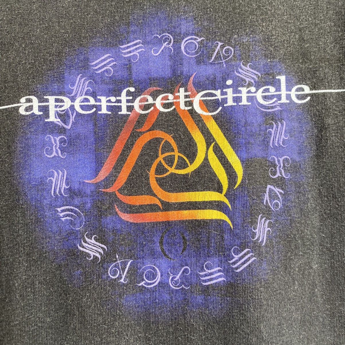 Band Tees Thrashed Faded Vintage 90s A Perfect Circle ERD GRUNGE TEE Size US L / EU 52-54 / 3 - 4 Thumbnail
