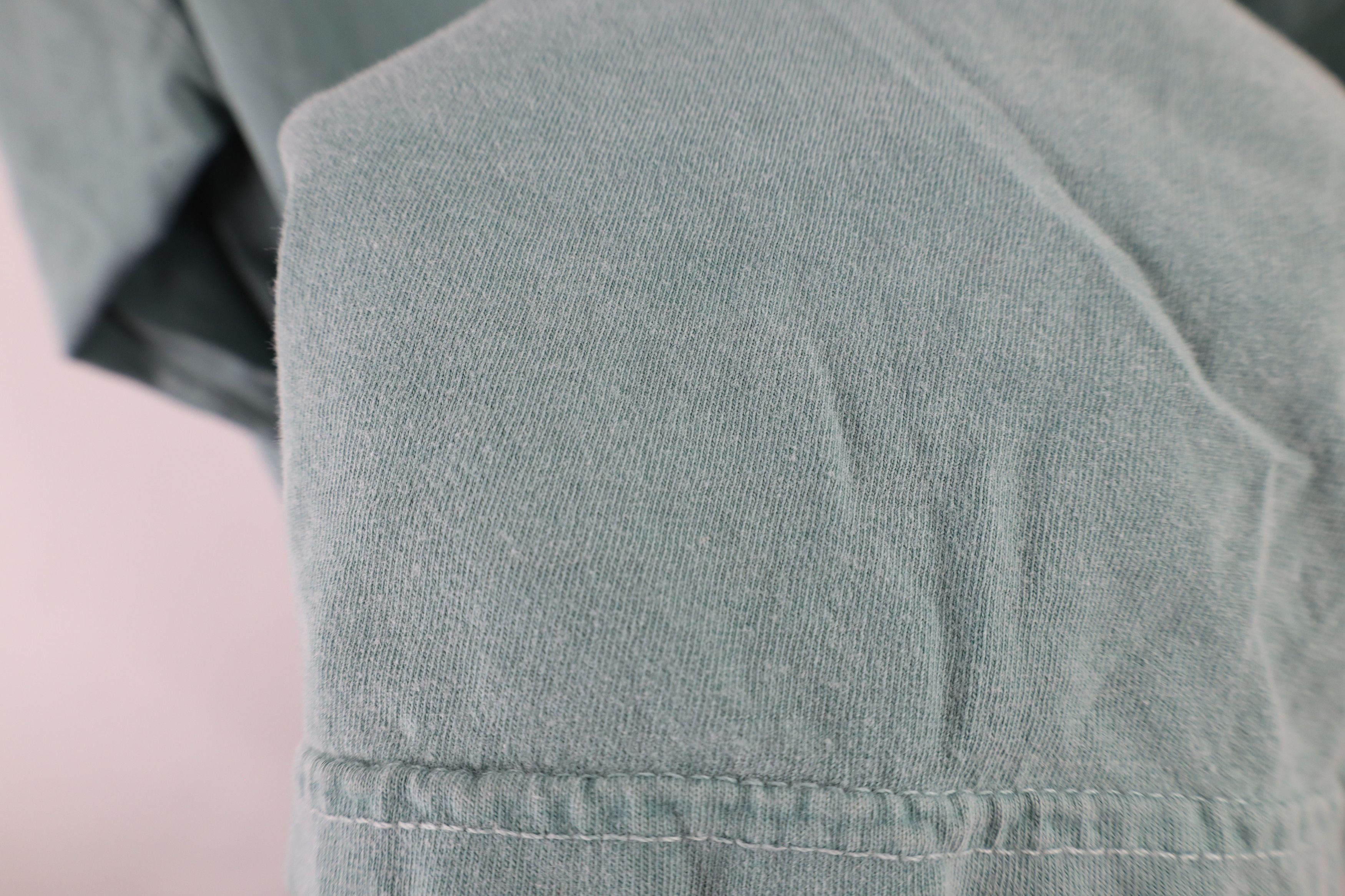 Vintage Vintage Stonewash Racing Long Sleeve T-Shirt Green Cotton Size US XXL / EU 58 / 5 - 6 Thumbnail