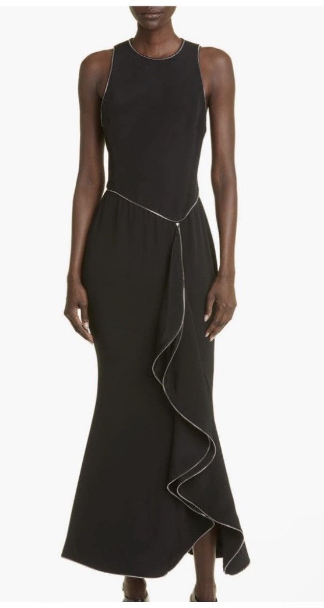 Brandon Maxwell Brandon Maxwell The Brynn Ruffled Mermaid Gown MSRP $2995 Size M / US 6-8 / IT 42-44 - 2 Thumbnail