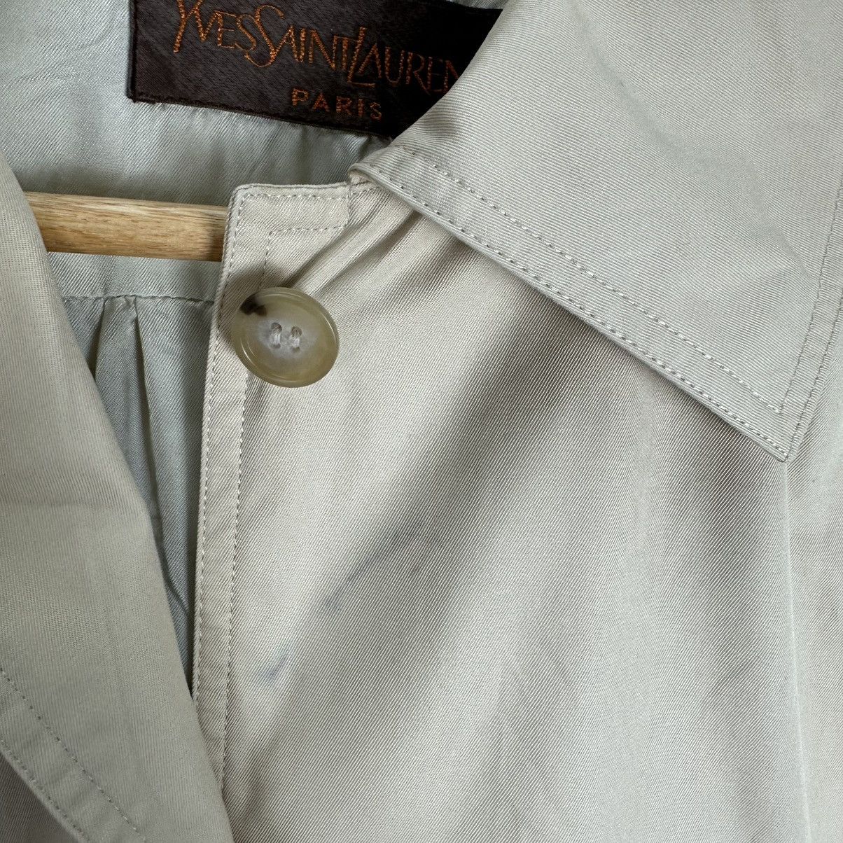 Yves Saint Laurent YSL TRENCH COAT JACKET Size M / US 6-8 / IT 42-44 - 5 Thumbnail