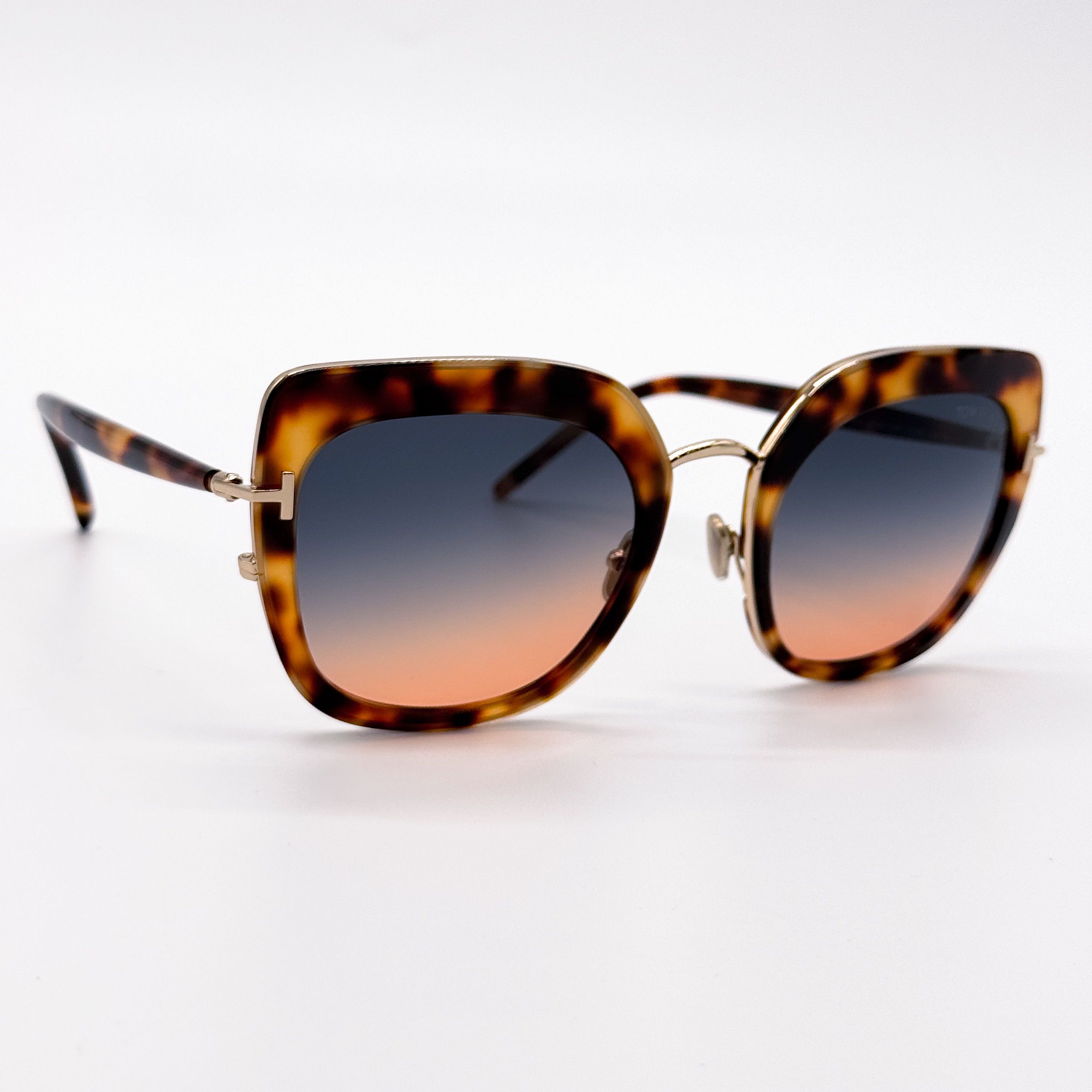 Tom Ford NEW TOM FORD VIRGINIA TF945 53P SUNGLASSES FT0945/S HAVANA Size ONE SIZE - 4 Thumbnail