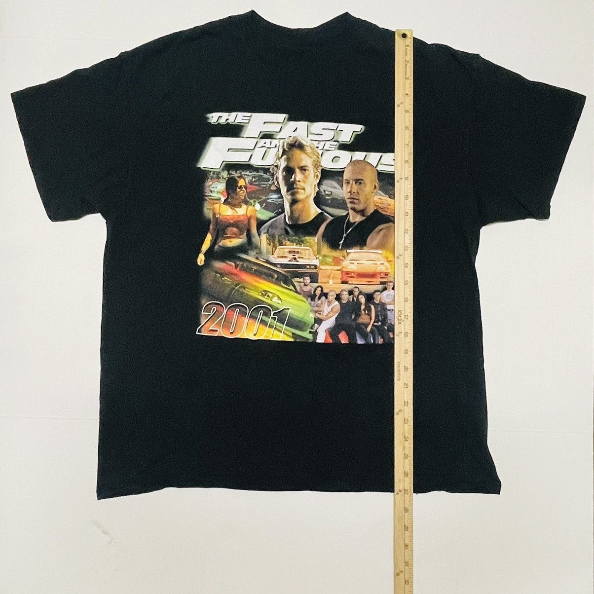 Vintage Vintage 2001 The Fast And Furious T-Shirt Movie Size US XL / EU 56 / 4 - 5 Thumbnail