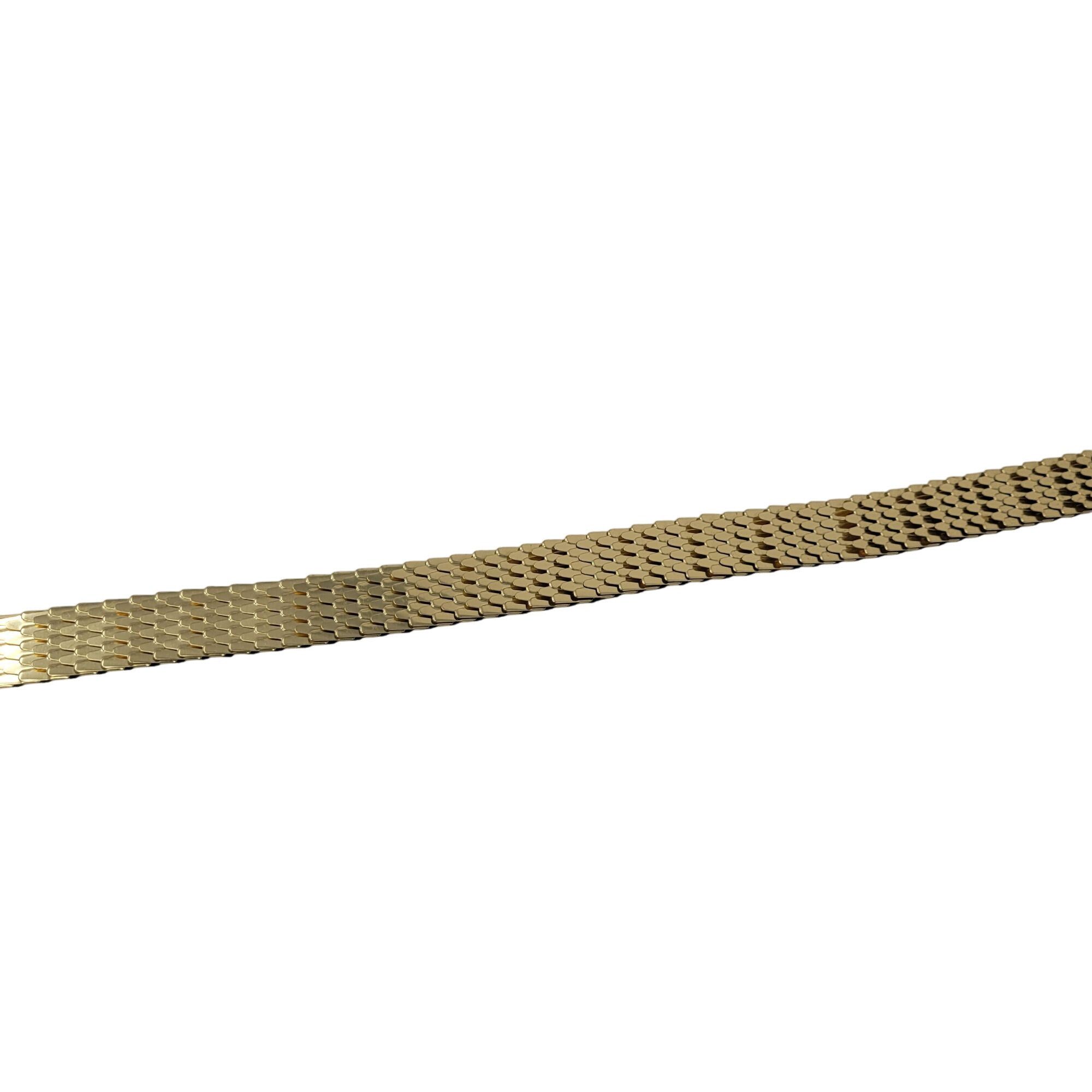 Vintage Vtg 70s Gold Metallic Snake Scale Stretch Belt Sz S Heart Bu Size ONE SIZE - 8 Thumbnail