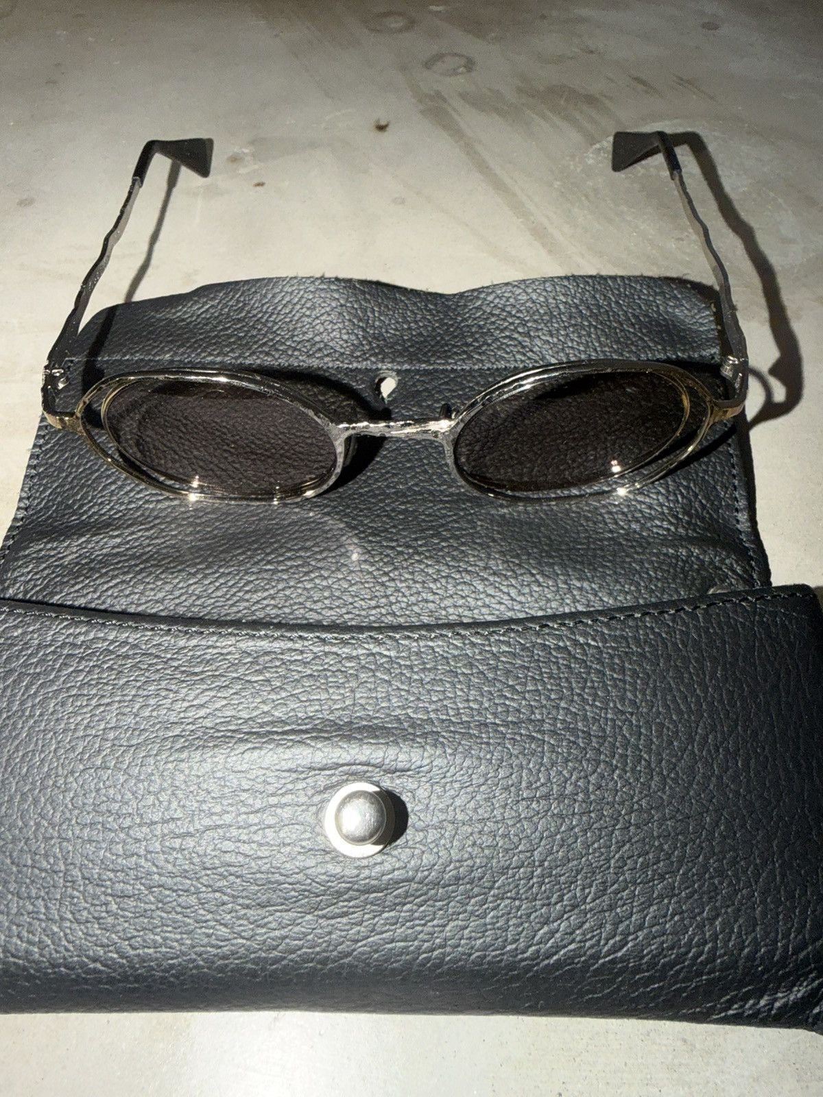 Kuboraum kuboraum H10 Gold & Silver Sunglasses Size ONE SIZE - 1 Thumbnail