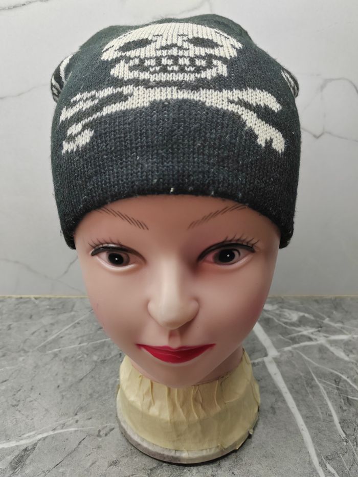 Japanese Brand Vintage Skulls Beanie Snowcap Size ONE SIZE - 1 Thumbnail