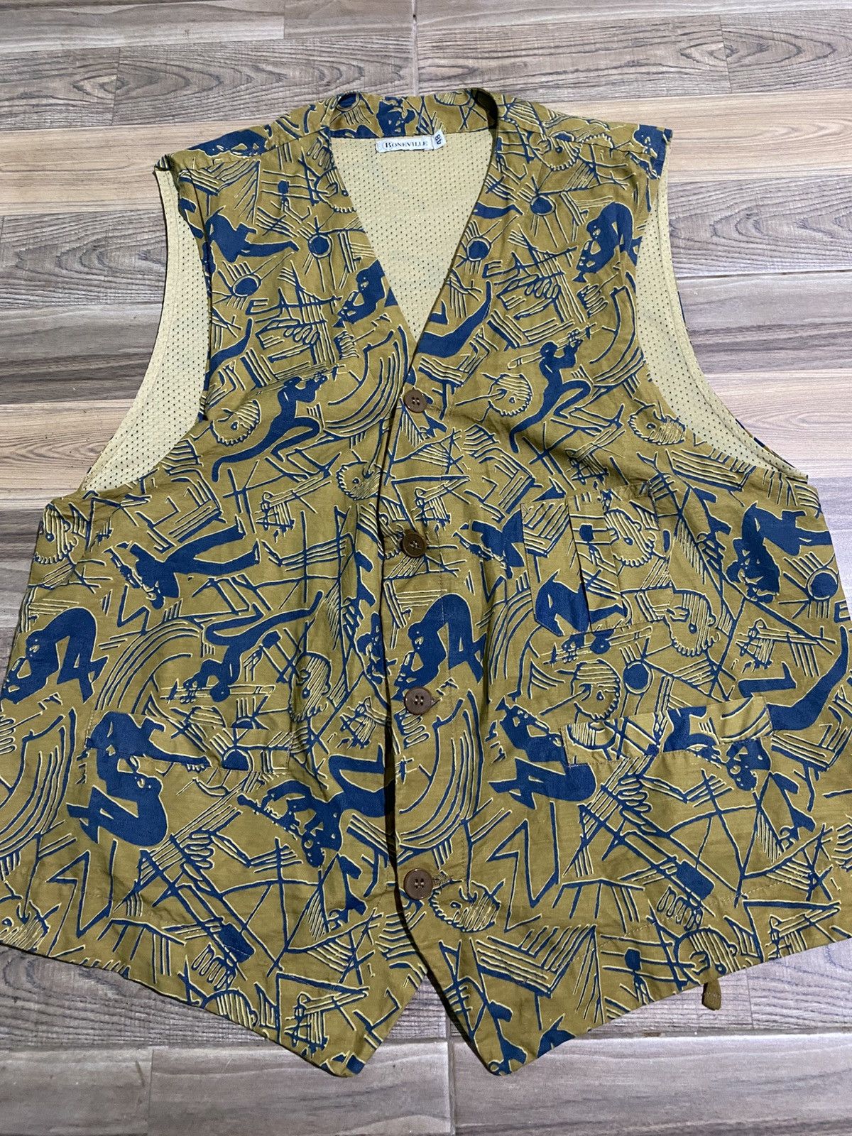 C.P. Company ARCHIVE BONEVILLE MASSIMO OSTI VEST SAXOPHONE VERY RARE Size US L / EU 52-54 / 3 - 2 Thumbnail