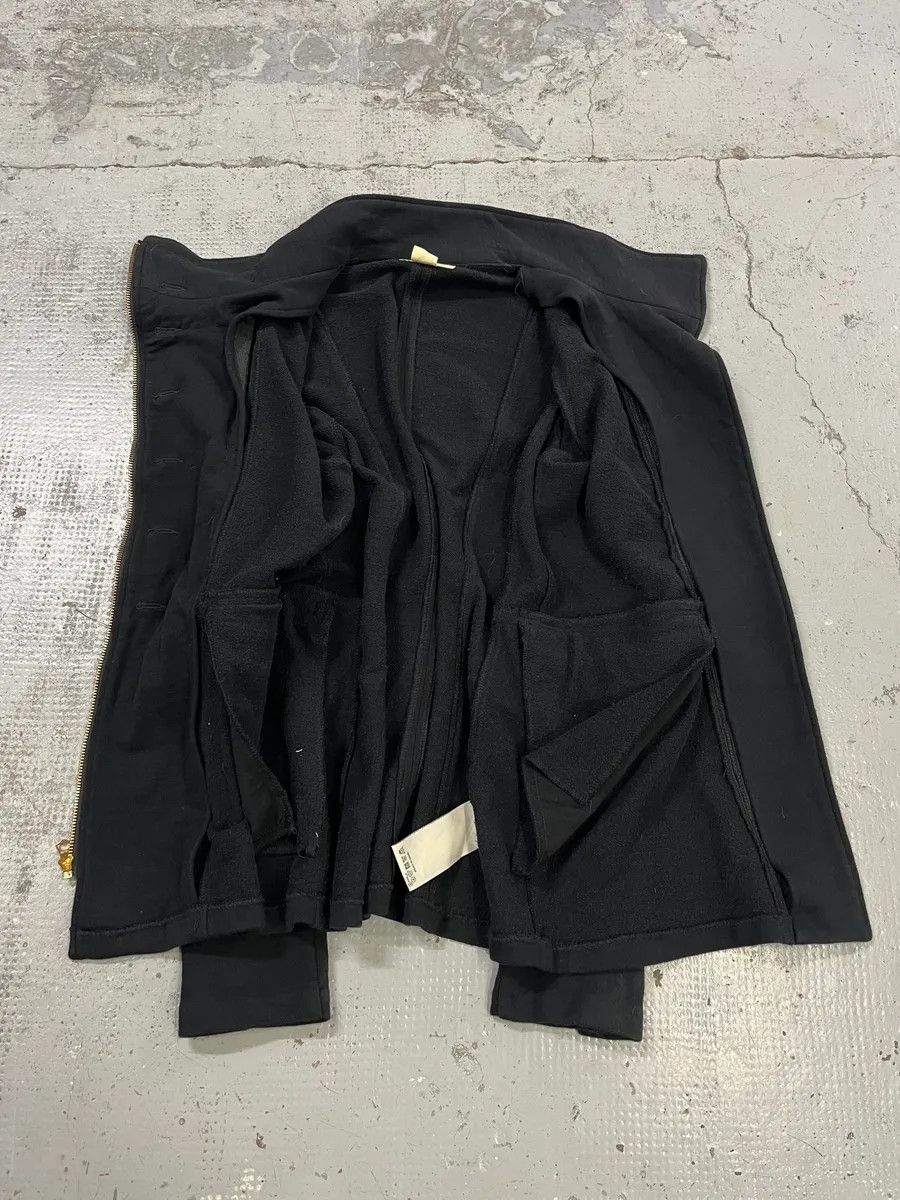 Polo Ralph Lauren 2010s Ralph Lauren Asymmetrical Zip Buttoned Officer Black Jacket Size S / US 4 / IT 40 - 8 Thumbnail
