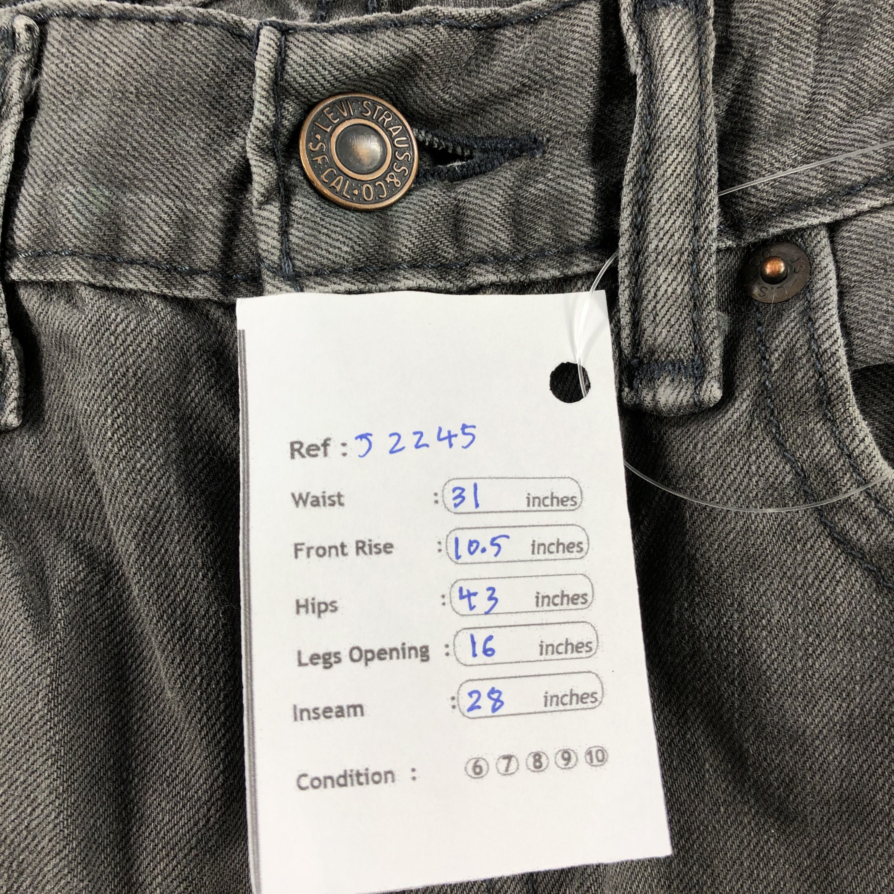 Levi's Vintage Levis 505 Earth Tone Jeans-J2245 Size US 31 - 15 Thumbnail