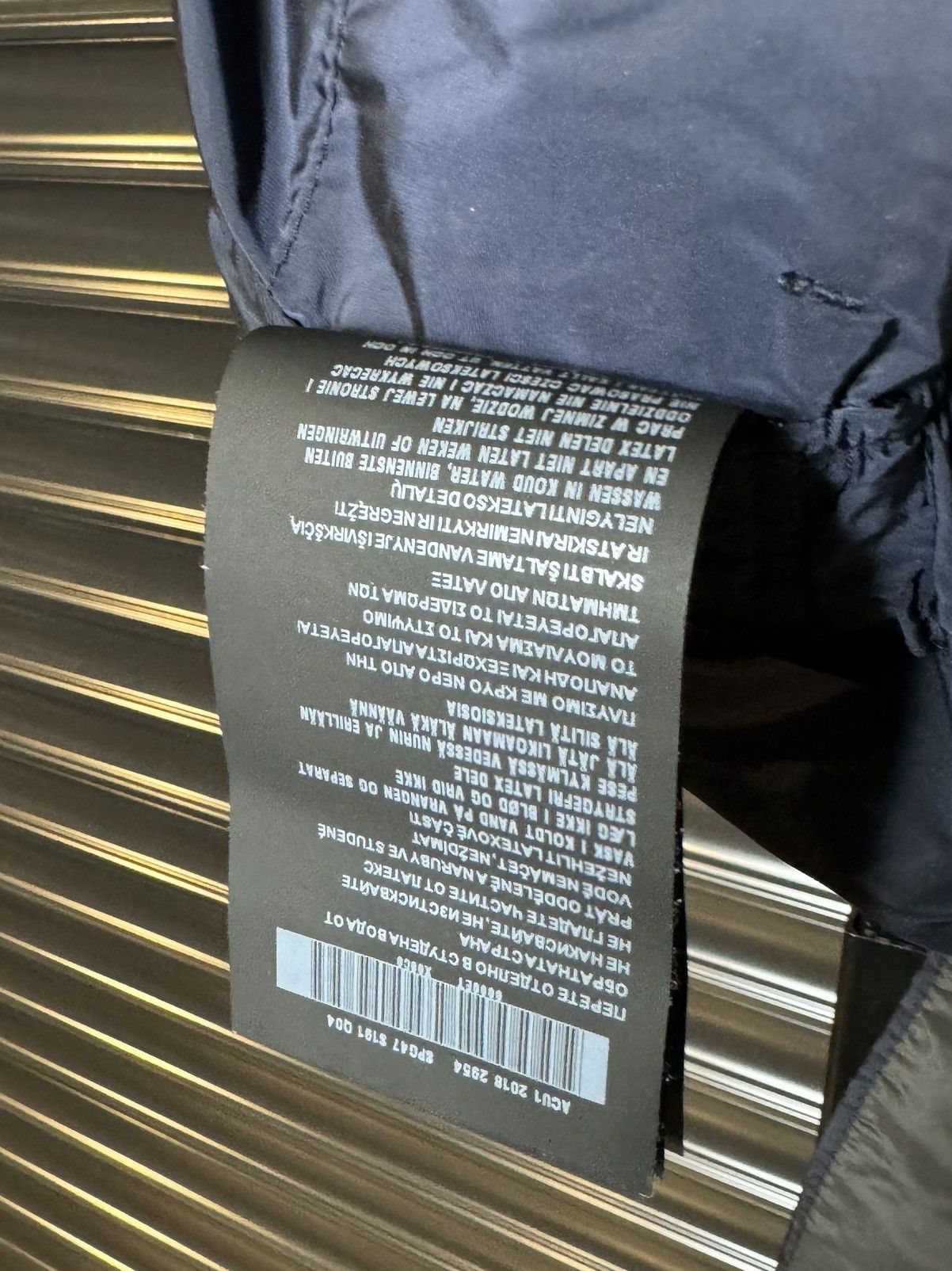 Prada Prada Re-Nylon Patch Logo Navy Nylon Track Pants - Size 50 Size US 32 / EU 48 - 15 Thumbnail