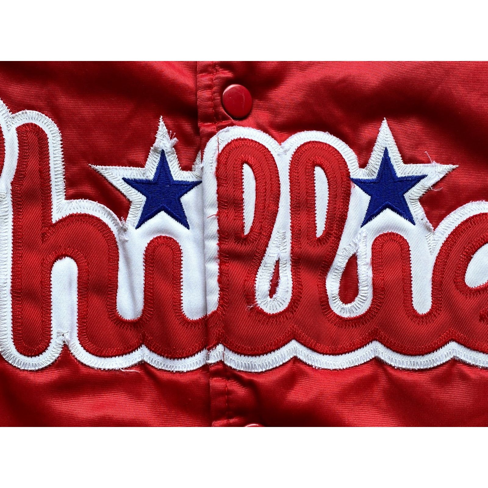Starter Philadelphia Phillies 90s STARTER satin L red MLB vintage Size US L / EU 52-54 / 3 - 5 Thumbnail