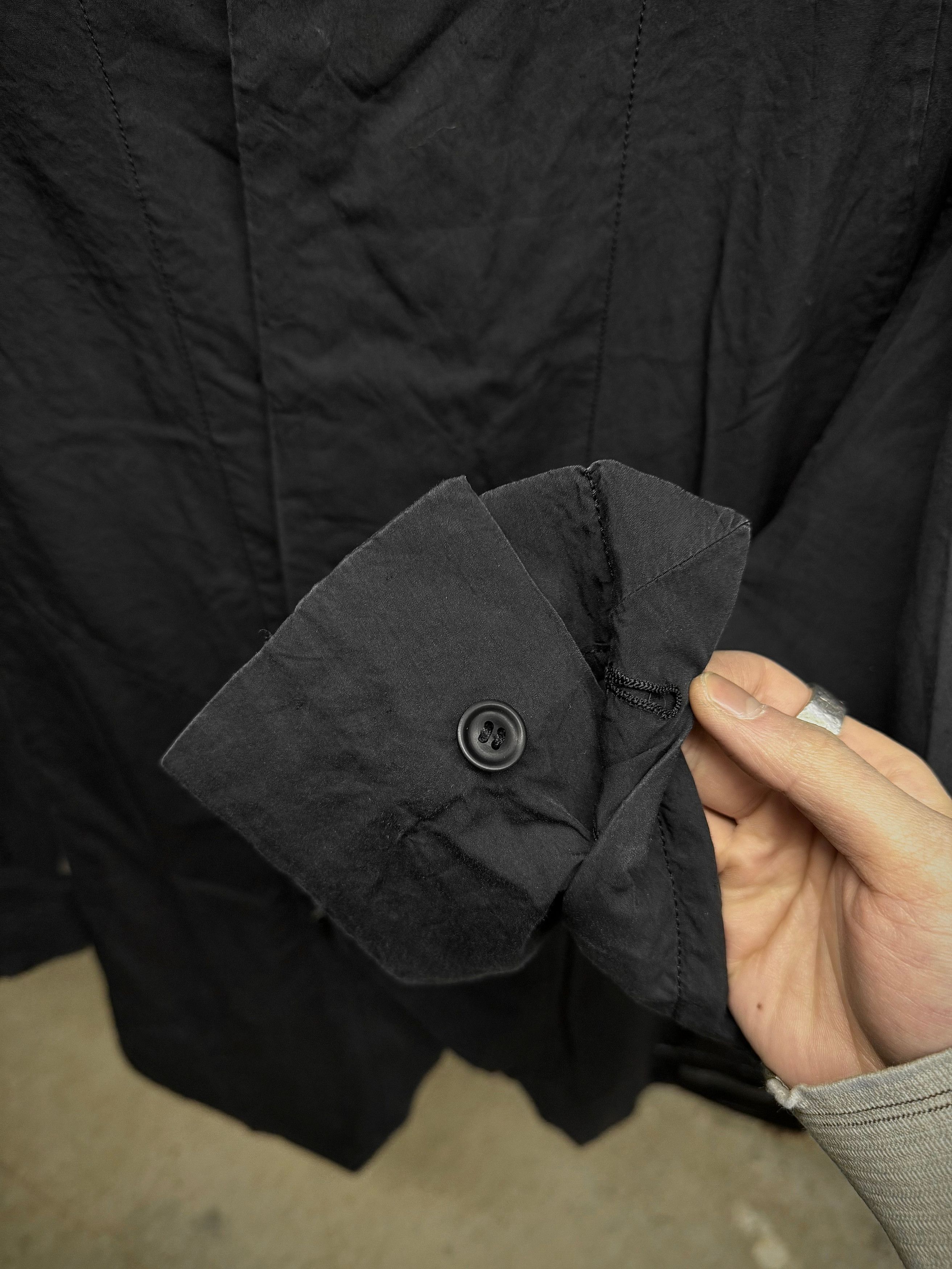Julius Julius Washed Black Anatomical Longline Overshirt Size US S / EU 44-46 / 1 - 5 Thumbnail