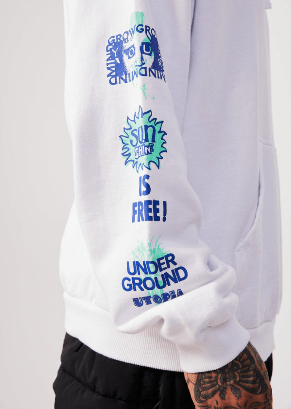 Afends NWT Afends - Utopia - Men's White Organic Hoodie - Medium Size US M / EU 48-50 / 2 - 15 Thumbnail