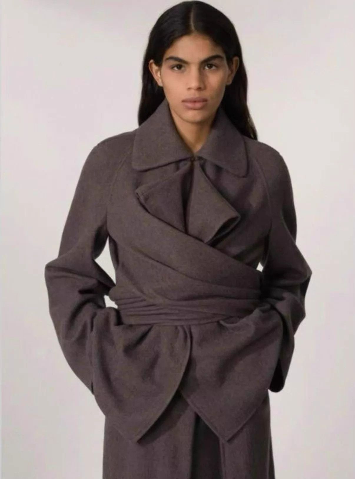 Lemaire Lemaire Wool Cross Strap Blazer Gray-Brown FR36 Size XS / US 0-2 / IT 36-38 - 2 Thumbnail