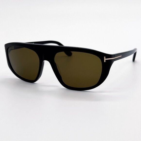 Tom Ford NEW TOM FORD SUNGLASSES EDWARD-02 TF1002 01J BLACK UNISEX EY Size ONE SIZE - 3 Thumbnail
