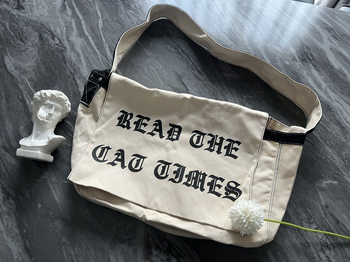 Ne-Net Ne-net : Messenger Bag Nya Read The Cat Times Size ONE SIZE - 2 Thumbnail