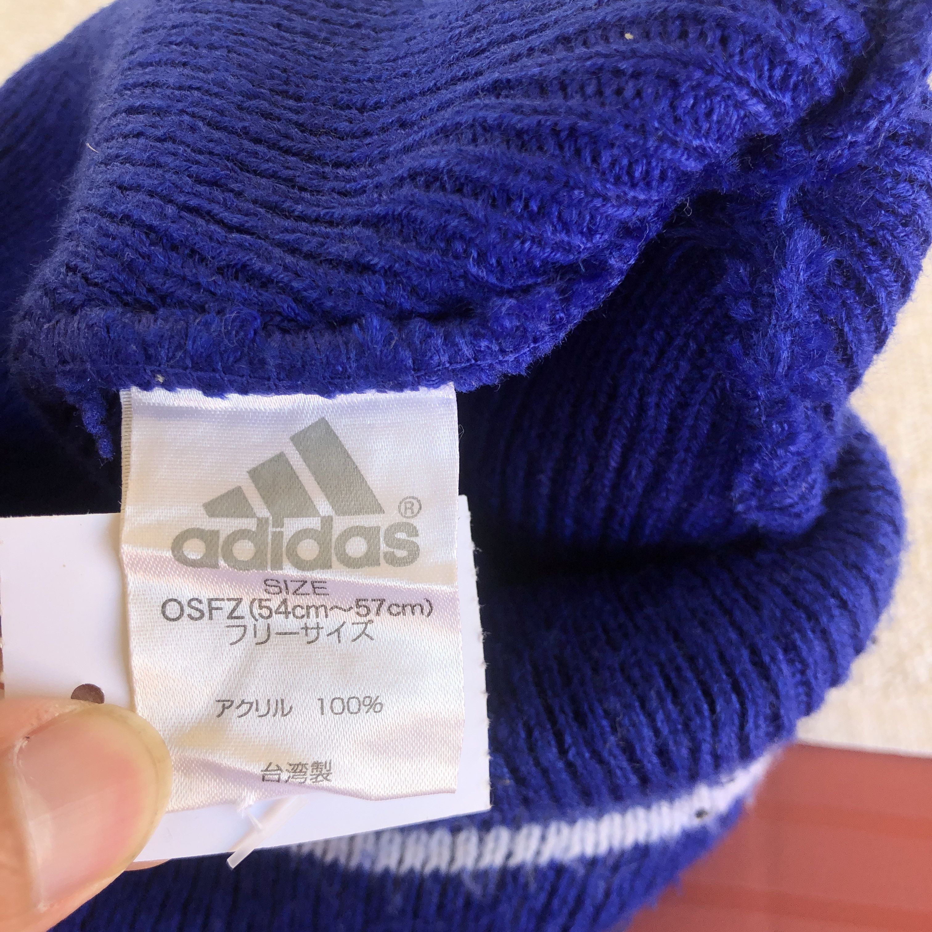 Adidas Vintage Adidas Beanie Striped Snow Caps Hats Size ONE SIZE - 7 Thumbnail